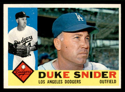 1960 Topps Baseball #493 Duke Snider Dodgers EX-MT 565584