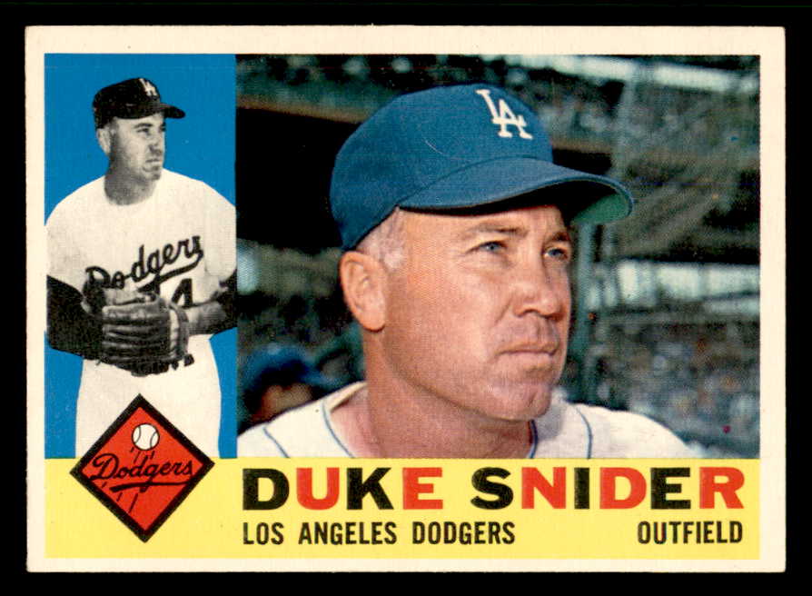 1960 Topps Baseball #493 Duke Snider Dodgers EX-MT 565585