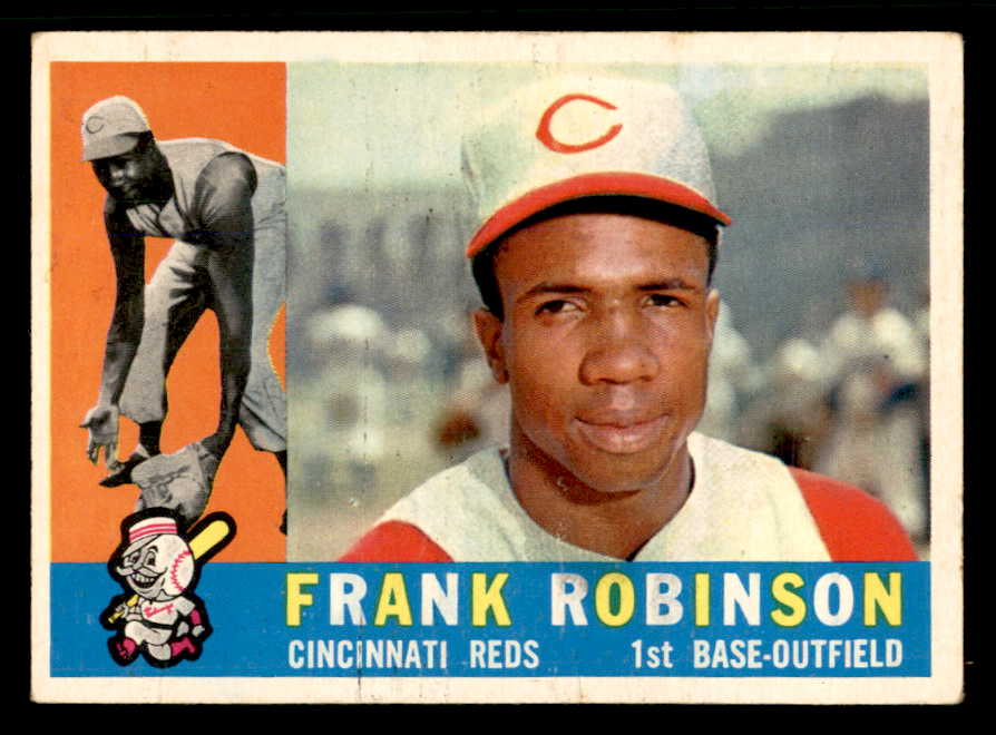 1960 Topps Baseball #490 Frank Robinson Reds EX+/EX-MT 565586