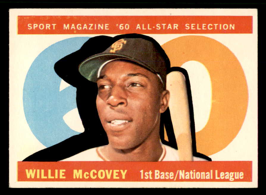 1960 Topps Baseball #554 Willie McCovey A.S. Giants EX-MT 565589