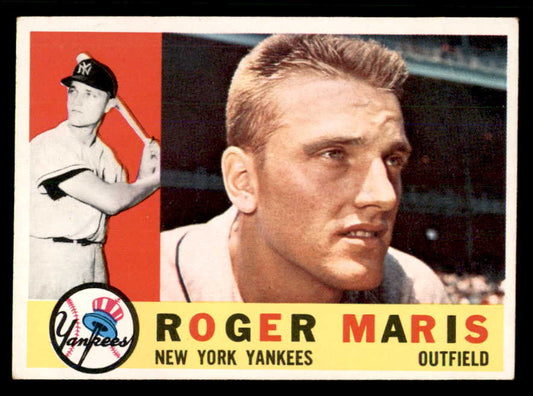 1960 Topps Baseball #377 Roger Maris Yankees EX+/EX-MT 565595