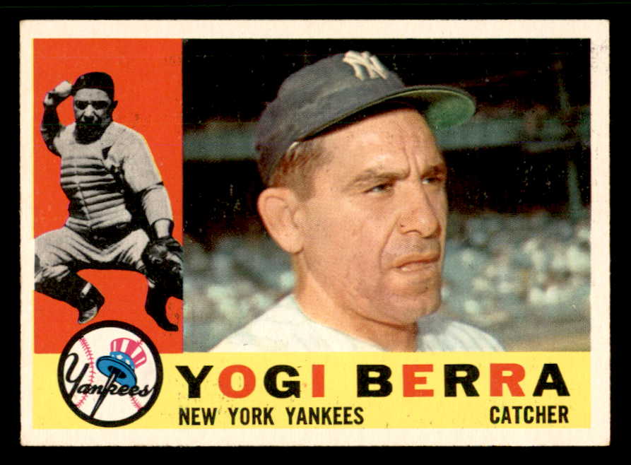 1960 Topps Baseball #480 Yogi Berra Yankees EX+/EX-MT 565602