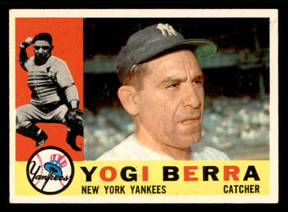 1960 Topps Baseball #480 Yogi Berra Yankees EX+/EX-MT 565602