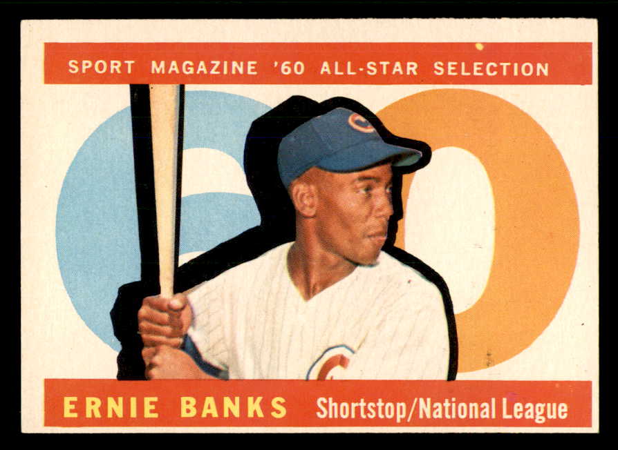1960 Topps Baseball #560 Ernie Banks A.S. Cubs EX+/EX-MT 565603