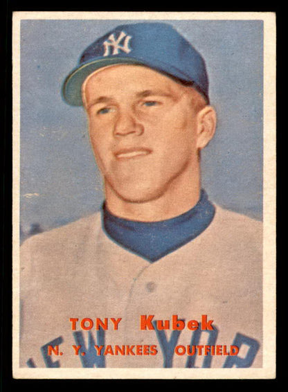 1957 Topps Baseball #312 Tony Kubek Yankees EX+/EX-MT 565610