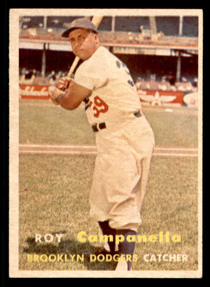 1957 Topps Baseball #210 Roy Campanella Dodgers EX-MT 565612