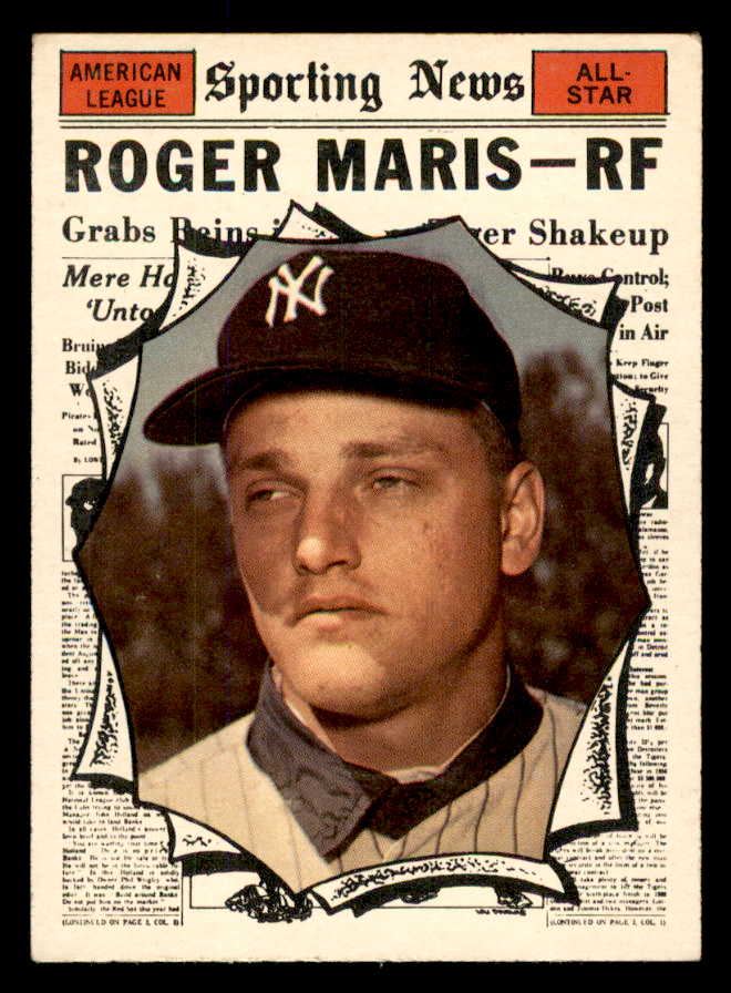 1961 Topps Baseball #576 Roger Maris A.S. Yankees EX+/EX-MT 565622