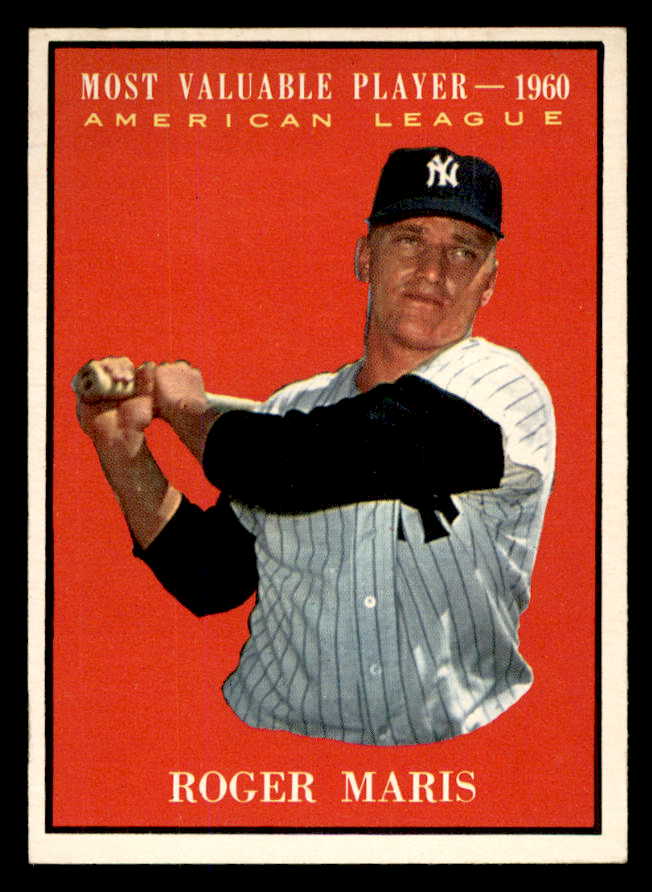 1961 Topps Baseball #478 Roger Maris MVP Yankees EX-MT 565624