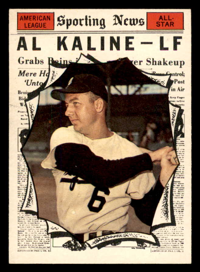 1961 Topps Baseball #580 Al Kaline A.S. Tigers EX-MT 565628