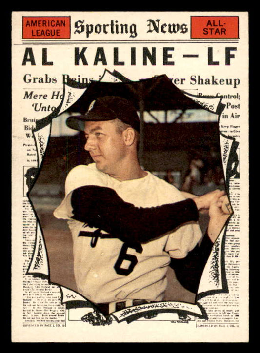 1961 Topps Baseball #580 Al Kaline A.S. Tigers EX-MT 565628
