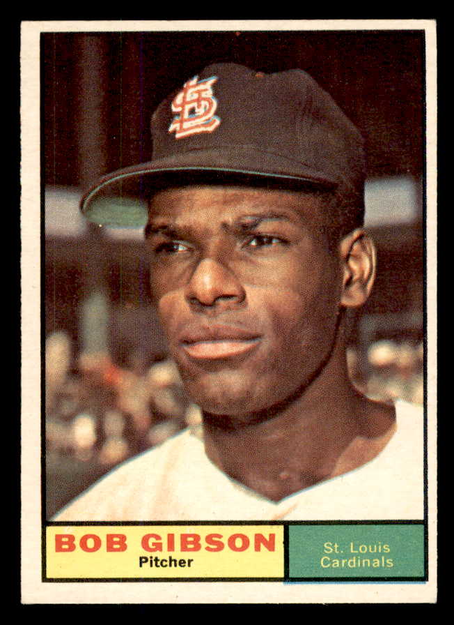1961 Topps Baseball #211 Bob Gibson Cardinals EX-MT 565629