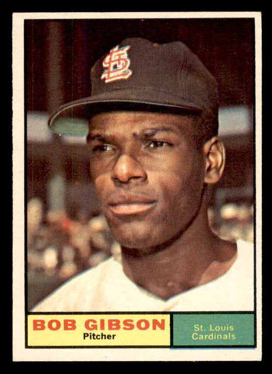 1961 Topps Baseball #211 Bob Gibson Cardinals EX-MT 565629