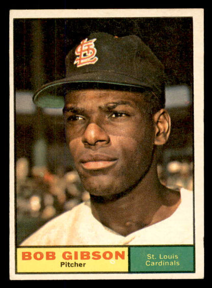 1961 Topps Baseball #211 Bob Gibson Cardinals EX-MT 565630