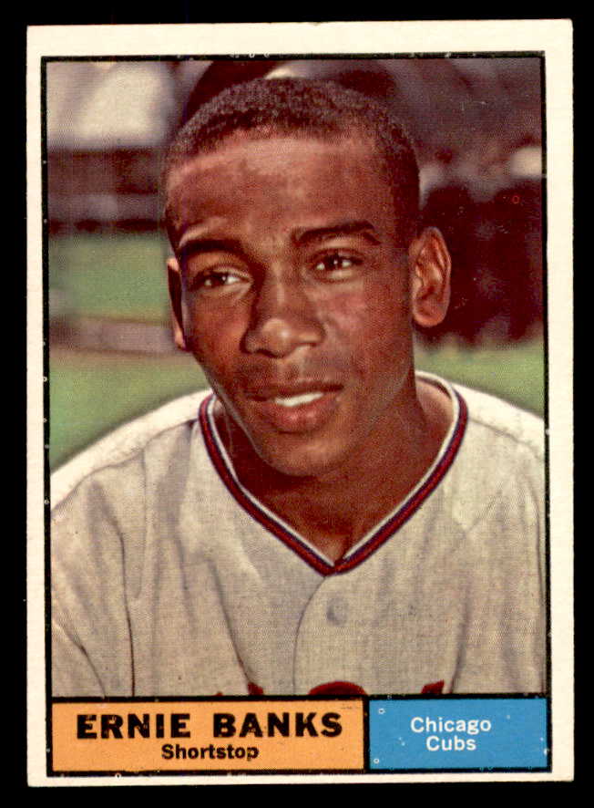 1961 Topps Baseball #350 Ernie Banks Cubs EX-MT 565636