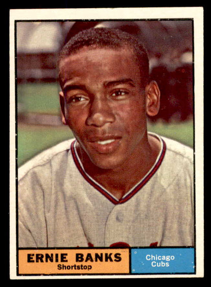 1961 Topps Baseball #350 Ernie Banks Cubs EX-MT 565636