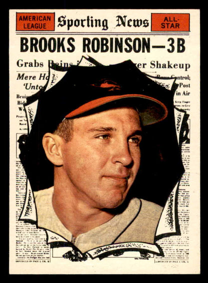 1961 Topps Baseball #572 Brooks Robinson A.S. Orioles EX-MT 565641