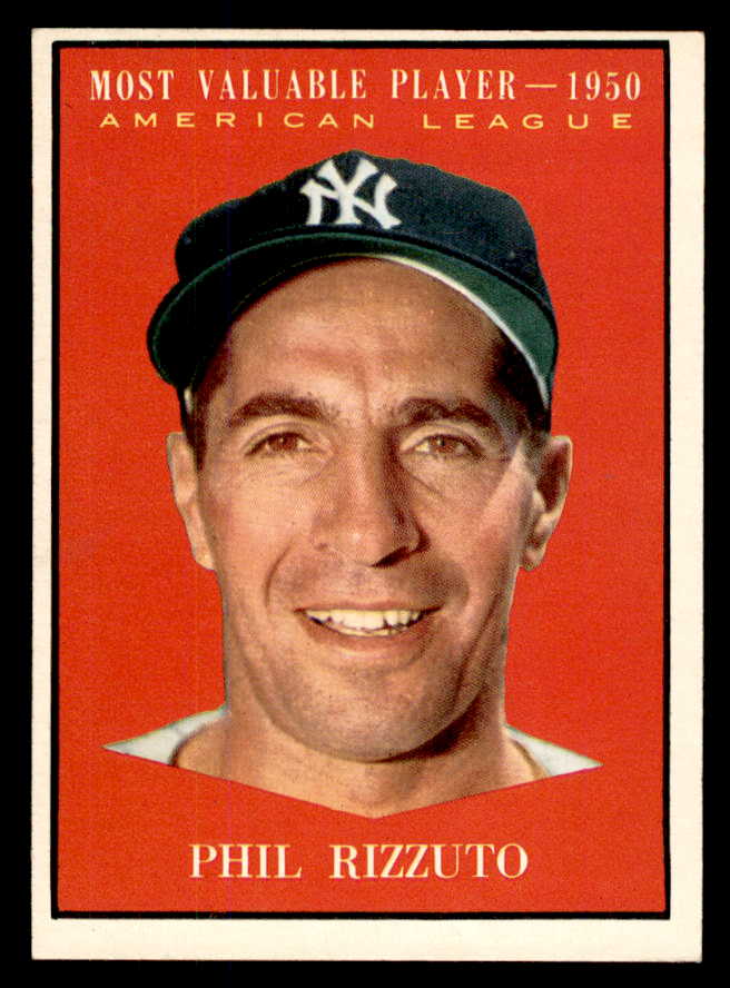 1961 Topps Baseball #471 Phil Rizzuto MVP Yankees EX-MT 565642
