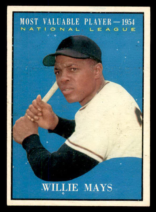 1961 Topps Baseball #482 Willie Mays MVP Giants EX-MT 565644