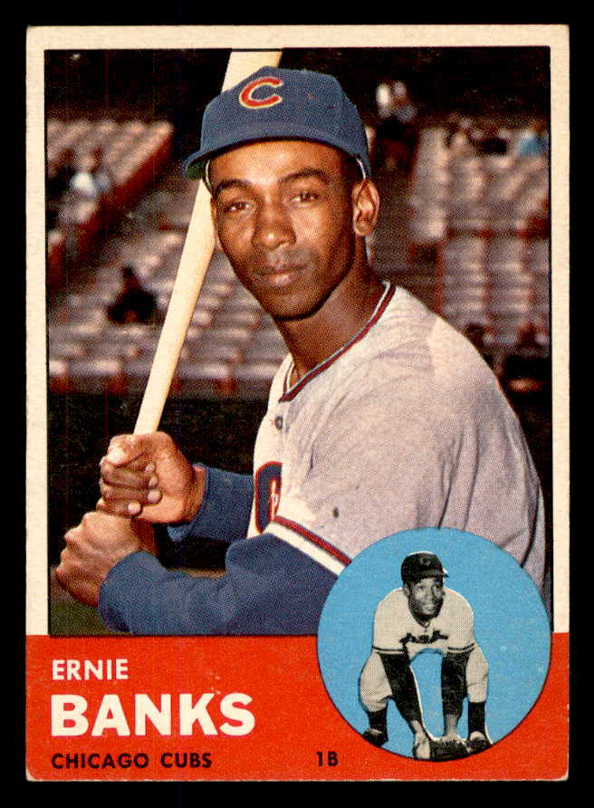 1963 Topps Baseball #380 Ernie Banks Cubs EX+/EX-MT 565648