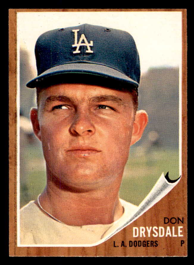 1962 Topps Baseball #340 Don Drysdale Dodgers EX-MT 565657