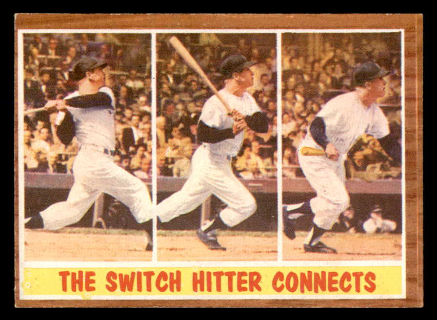 1962 Topps Baseball #318 Mickey Mantle IA Yankees EX-MT 565662