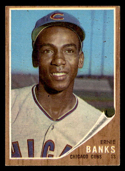 1962 Topps Baseball #025 Ernie Banks Cubs EX-MT 565663