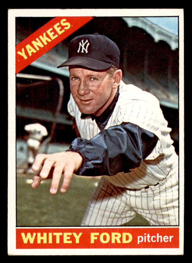 1966 Topps Baseball #160 Whitey Ford Yankees EX-MT 565668