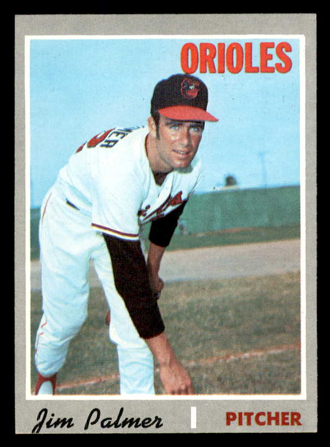 1970 Topps Baseball #449 Jim Palmer Orioles EX-MT 565676