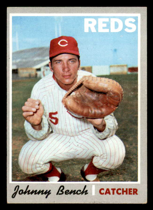 1970 Topps Baseball #660 Johnny Bench Reds EX-MT 565682