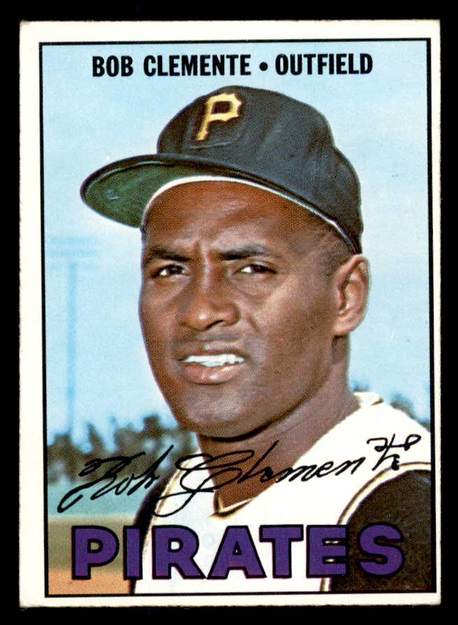 1967 Topps Baseball #400 Roberto Clemente Pirates EX+/EX-MT 565686