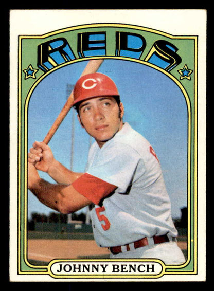 1972 Topps Baseball #433 Johnny Bench Reds EX-MT 565693