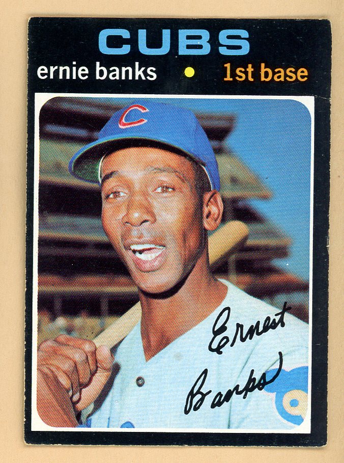 1971 Topps Baseball #525 Ernie Banks Cubs EX+/EX-MT 565714