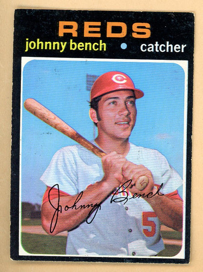 1971 Topps Baseball #250 Johnny Bench Reds EX+/EX-MT 565715