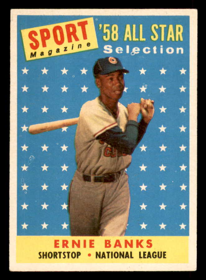 1958 Topps Baseball #482 Ernie Banks A.S. Cubs NR-MT 565722