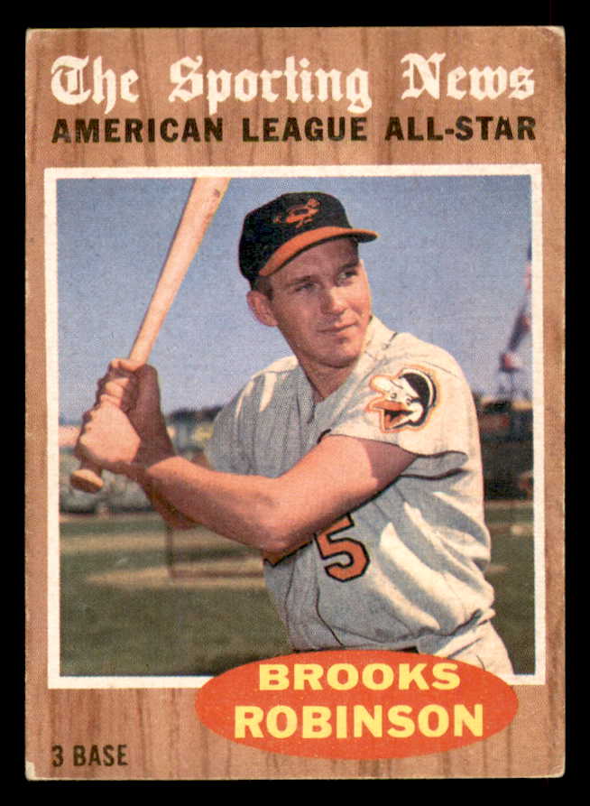 1962 Topps Baseball #468 Brooks Robinson A.S. Orioles VG-EX 565727