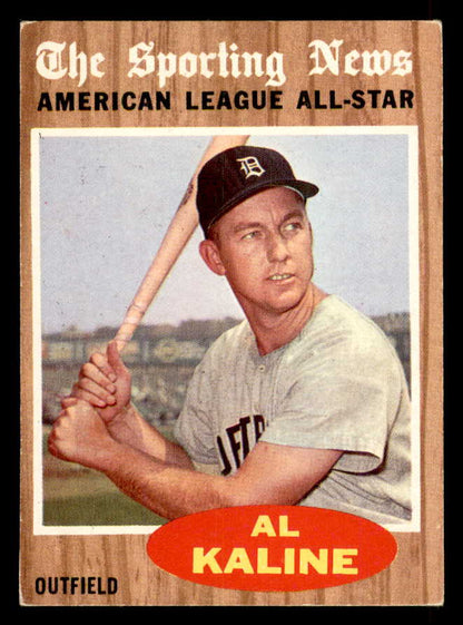 1962 Topps Baseball #470 Al Kaline A.S. Tigers VG-EX 565728