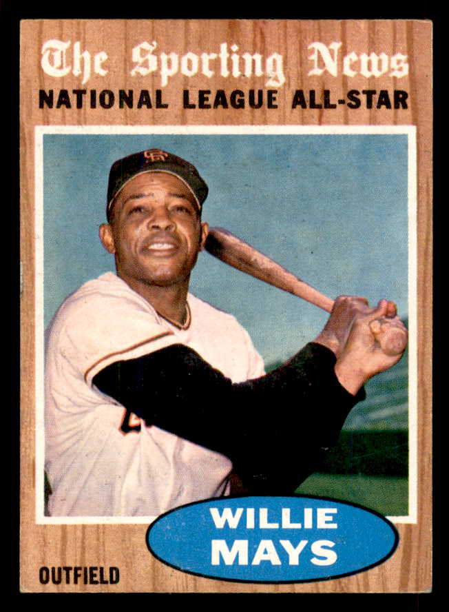 1962 Topps Baseball #395 Willie Mays A.S. Giants EX-MT 565733