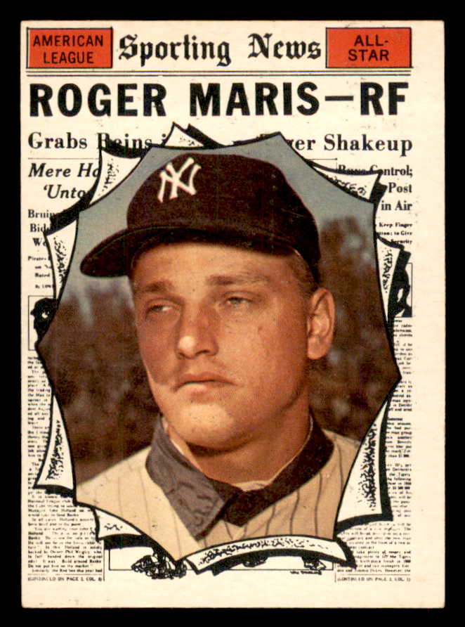 1961 Topps Baseball #576 Roger Maris A.S. Yankees NR-MT 565737