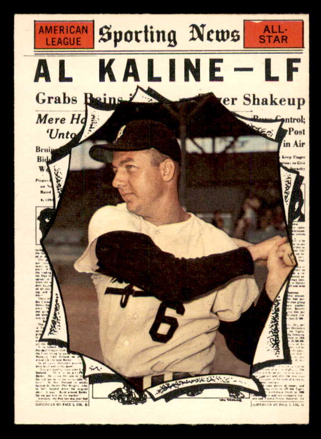 1961 Topps Baseball #580 Al Kaline A.S. Tigers EX-MT 565738