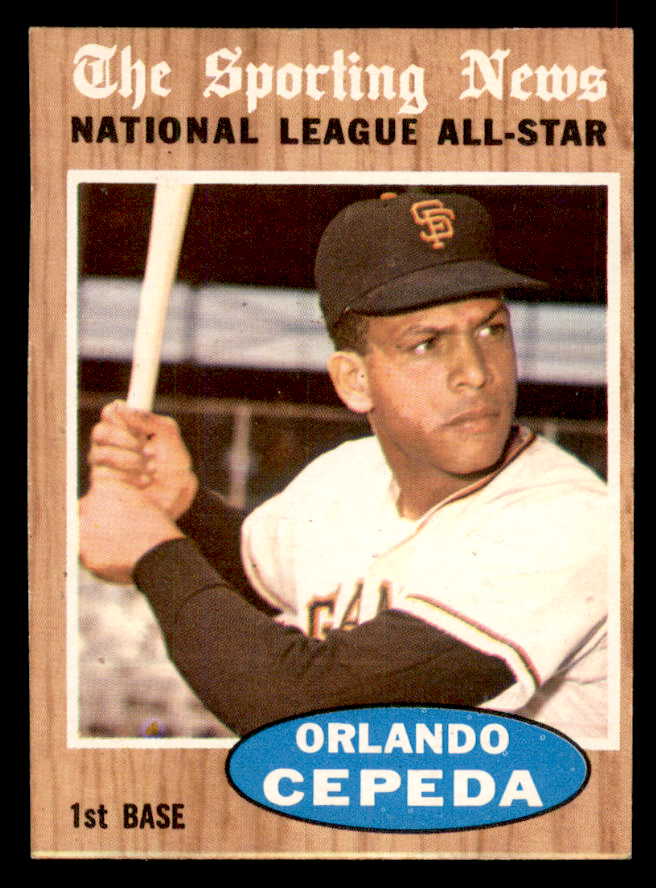 1962 Topps Baseball #390 Orlando Cepeda A.S. Giants NR-MT 565742