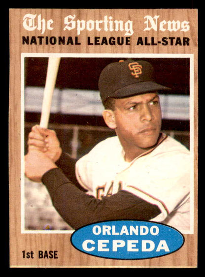 1962 Topps Baseball #390 Orlando Cepeda A.S. Giants NR-MT 565742