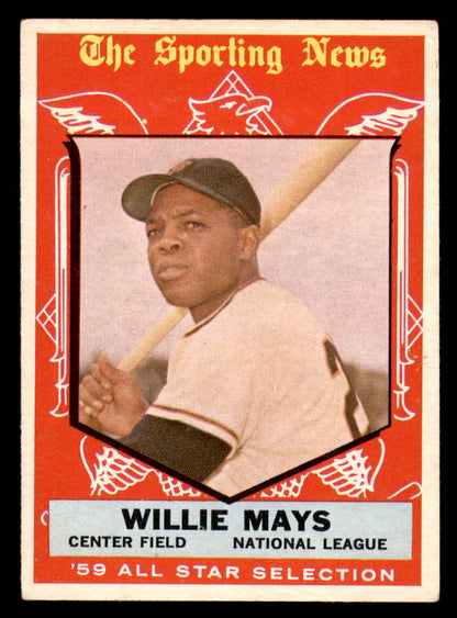 1959 Topps Baseball #563 Willie Mays A.S. Giants EX 565746