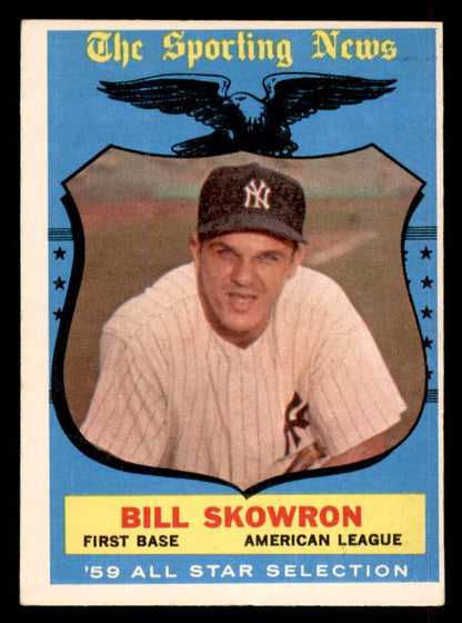 1959 Topps Baseball #554 Bill Skowron A.S. Yankees EX-MT 565750