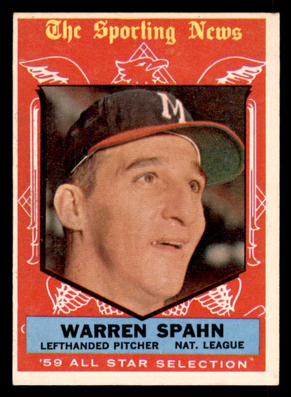 1959 Topps Baseball #571 Warren Spahn A.S. Braves EX-MT 565751