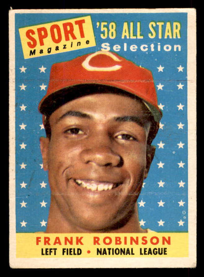 1958 Topps Baseball #484 Frank Robinson A.S. Reds VG-EX 565756