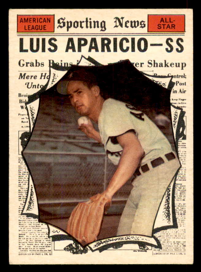 1961 Topps Baseball #574 Luis Aparicio A.S. White Sox EX-MT 565758