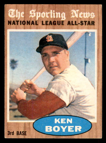 1962 Topps Baseball #392 Ken Boyer A.S. Cardinals EX-MT 565764