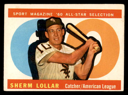 1960 Topps Baseball #567 Sherm Lollar A.S. White Sox VG-EX 565766
