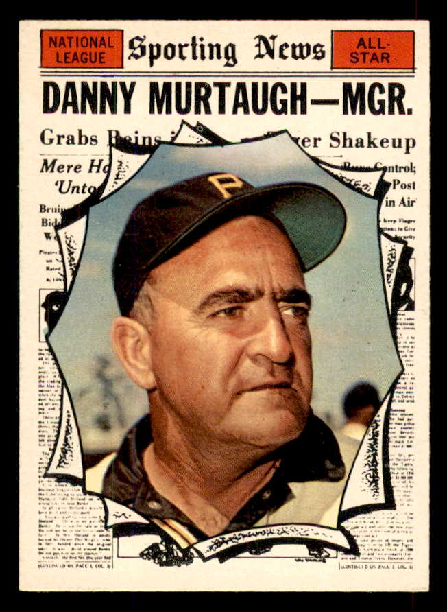 1961 Topps Baseball #567 Danny Murtaugh A.S. Pirates NR-MT 565773