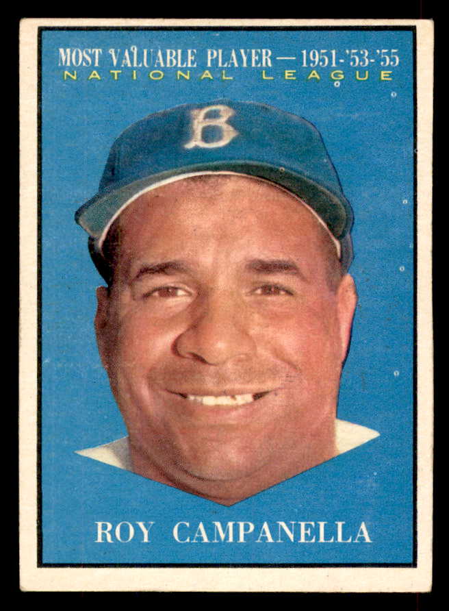 1961 Topps Baseball #480 Roy Campanella MVP Dodgers EX-MT 565775
